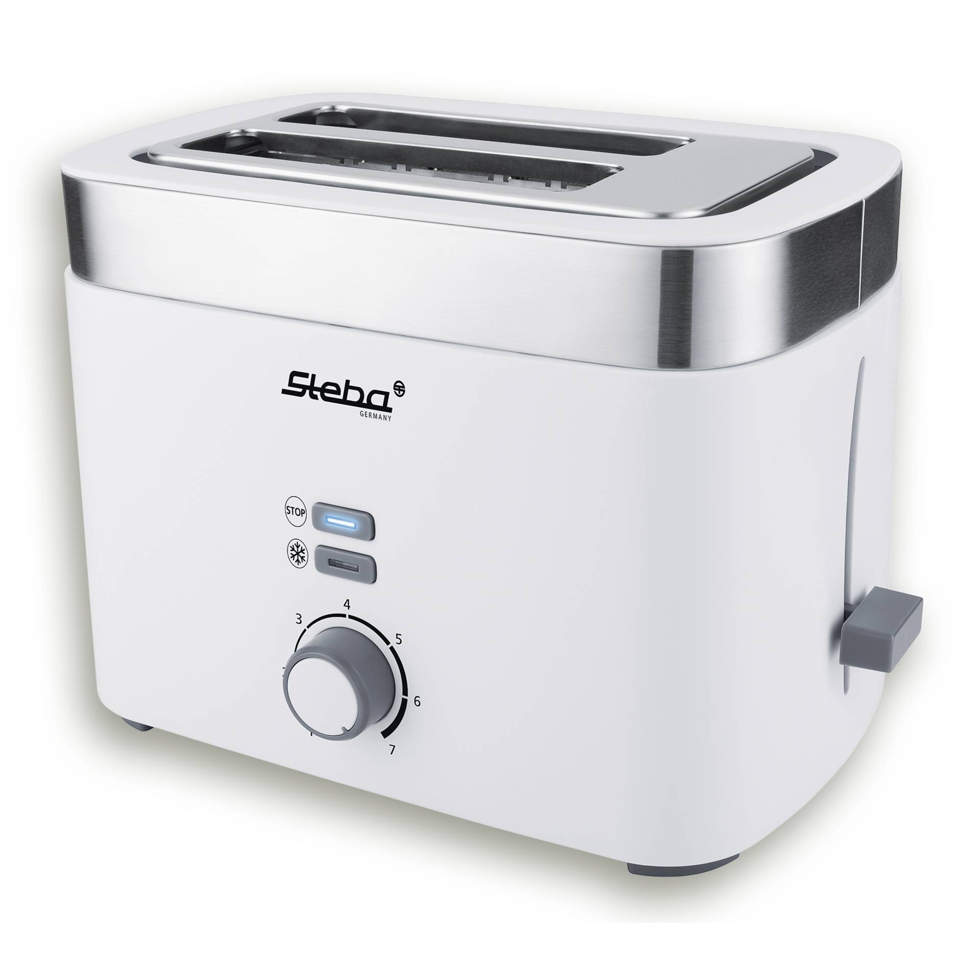 Steba TO 10 Bianco Doppel Schlitztoaster Toaster