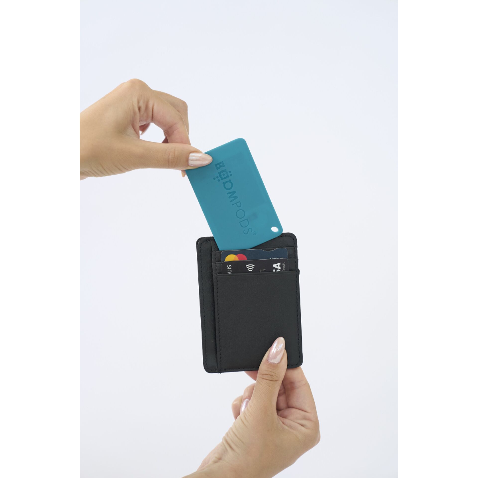 Boompods Boomcard Rechargeable  Ocean Blue Mobilfunk Zubehoer