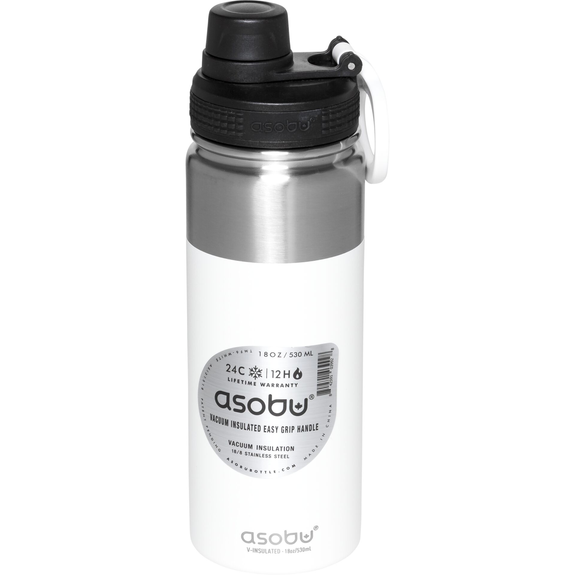 Asobu Alpine Flask Bottle Weiss  0 53 L Tee- & Thermoskannen