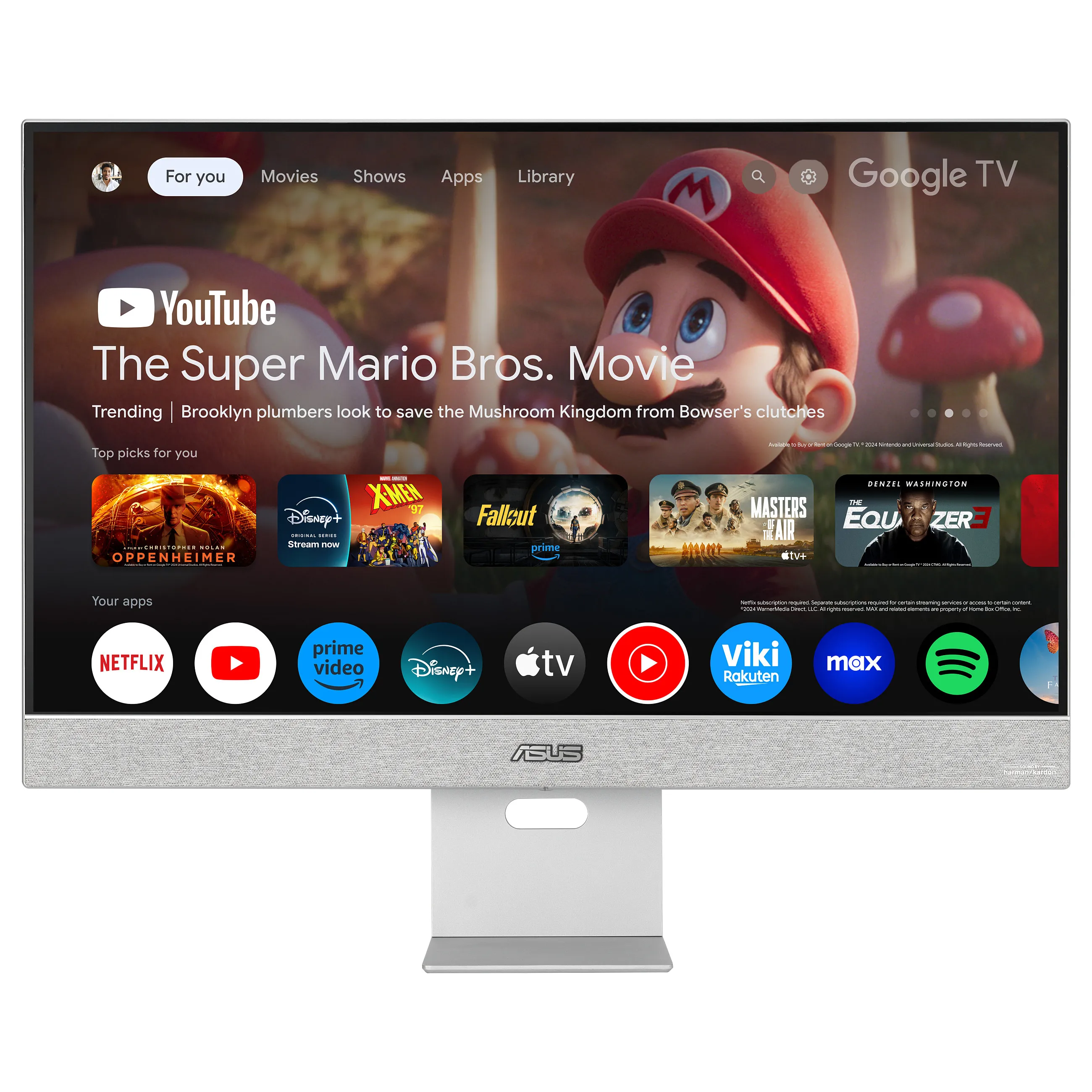 ASUS ZenScreen Smart Monitor MS27UC Computerbildschirm 68 6 cm  27   3840 x 2160 Pixel 4K Ultra HD LCD Grau Monitore