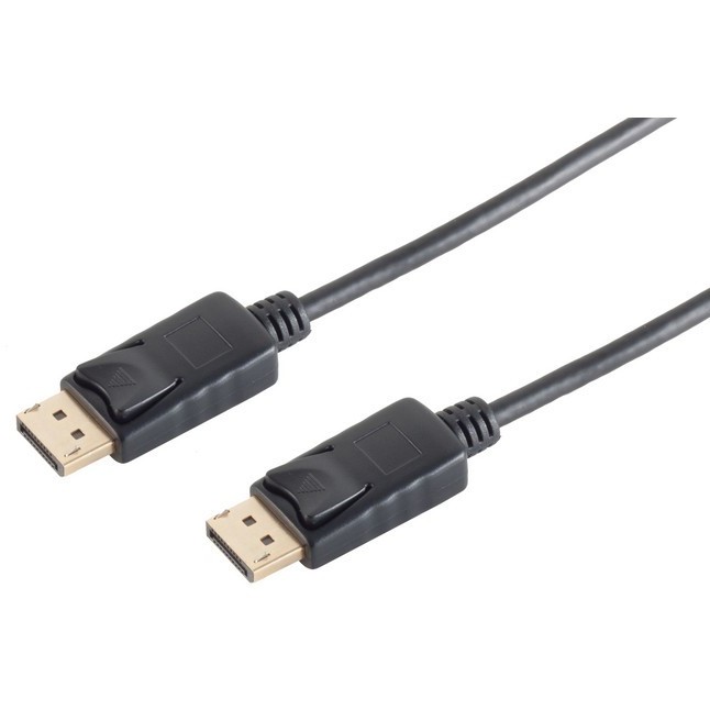 No Name DisplayPort 1 2  ST ST  1m Verbindungskabel Schwarz PC-Zubehoer
