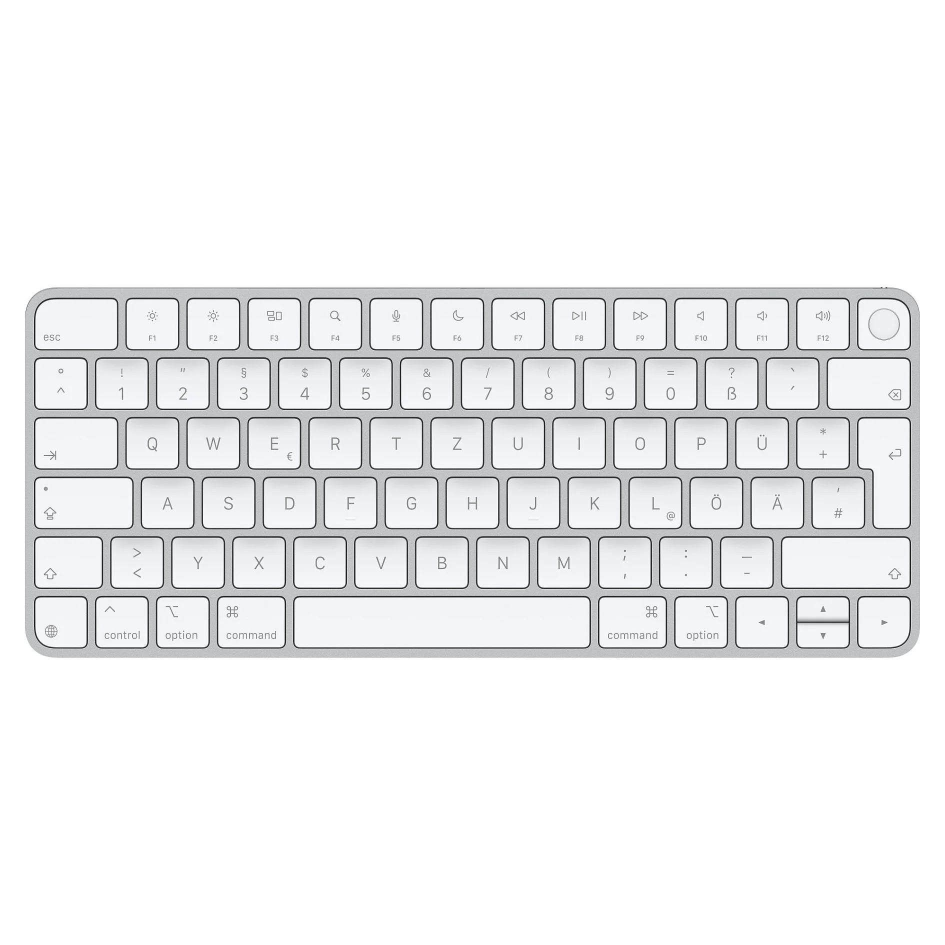 Apple Magic Keyboard with Touch ID for Mac models with silicon   German Notebook & Tablet Zubehoer