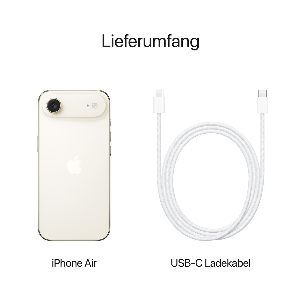 Apple iPhone Air  256GB  lichtgold Handys & Tablets