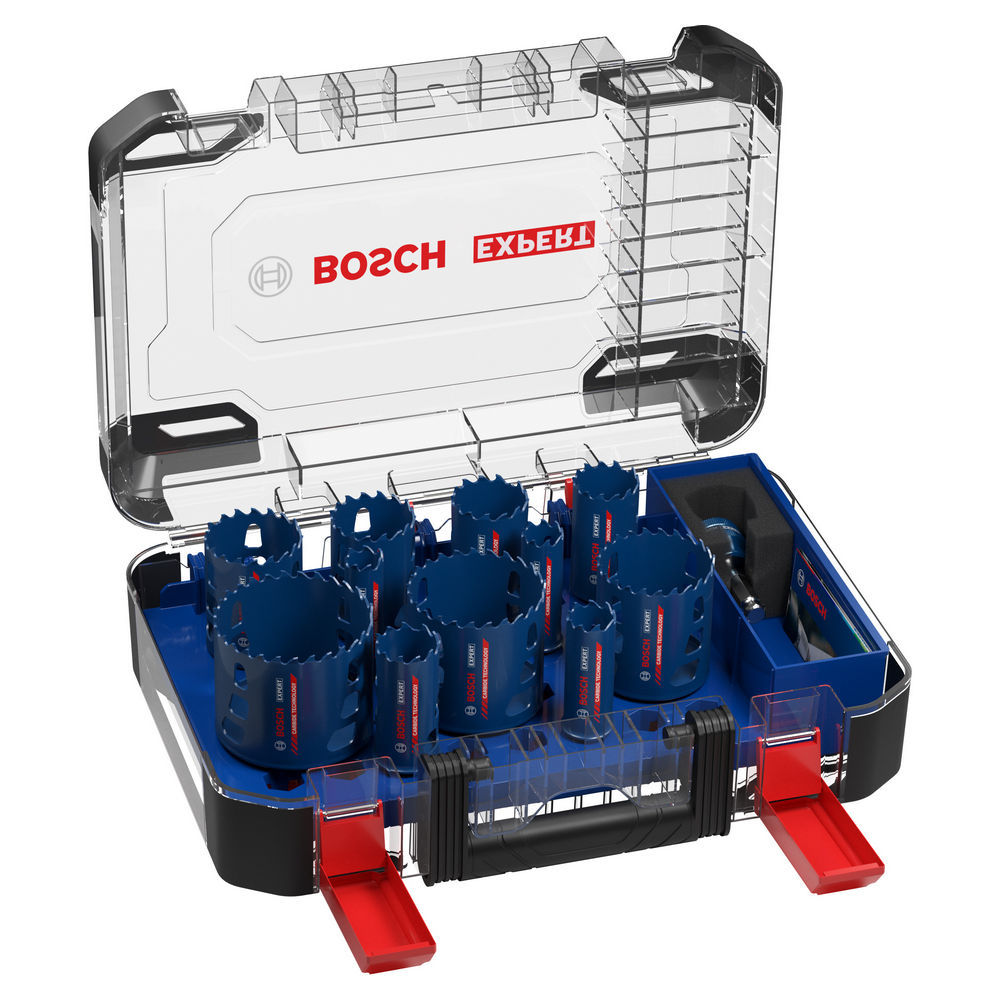 Bosch EXPERT ToughMaterial univ Lochsaege universal 14 tlg Bohrer- & Schrauberzubehoer