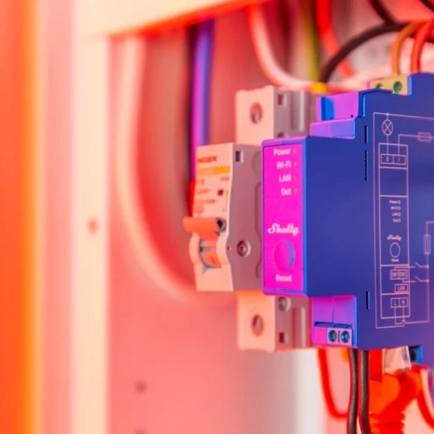 Shelly Relais ZollPro 1Zoll WLAN LAN Max  16A 1 Kanal 1 Phase BT DIN Rail Smart Home