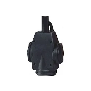 ABL 1473190 3 fach Gummi Haengekupplung sw Smart Home Zubehoer