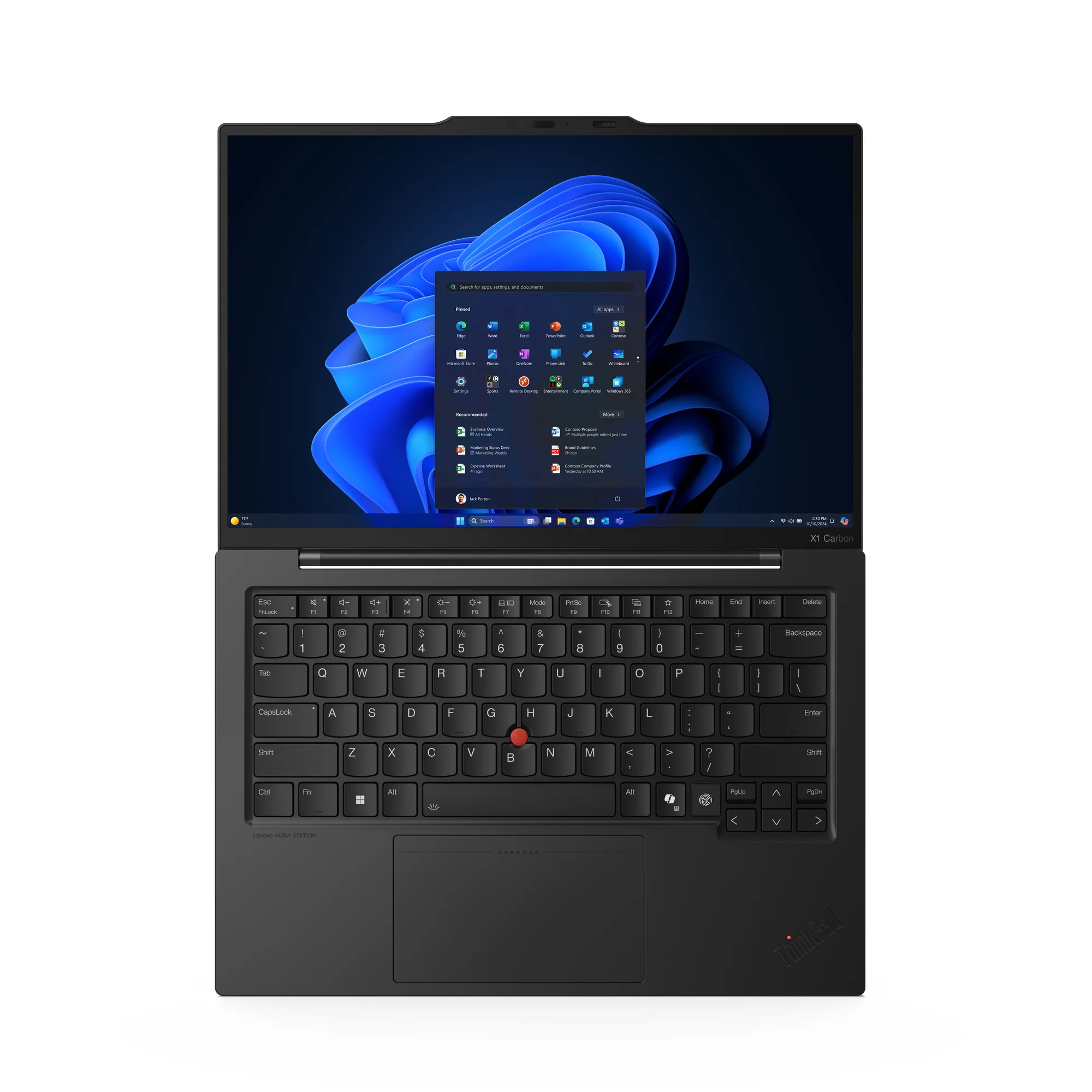 Lenovo ThinkPad X1 Carbon Gen 13 Aura Edition Intel Core Ultra 5 225U Laptop 35 6 cm  14   WUXGA 16 GB LPDDR5x SDRAM 512 GB SSD Wi Fi 6E  802 11ax  Windows 11 Pro Deutsch Schwarz Notebooks & E-Book Reader