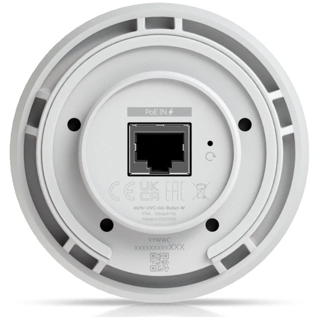 Ubiquiti UniFi Video Camera G6 Bullet   Outdoor   4K   InfraRot   IP66   PoE   withe   UVC G6 Bullet W Netzwerk