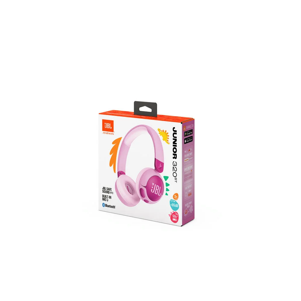 JBL On Ear Kopfhoerer fuer Kinder JR320BT  safe listening  Lila Kopfhörer