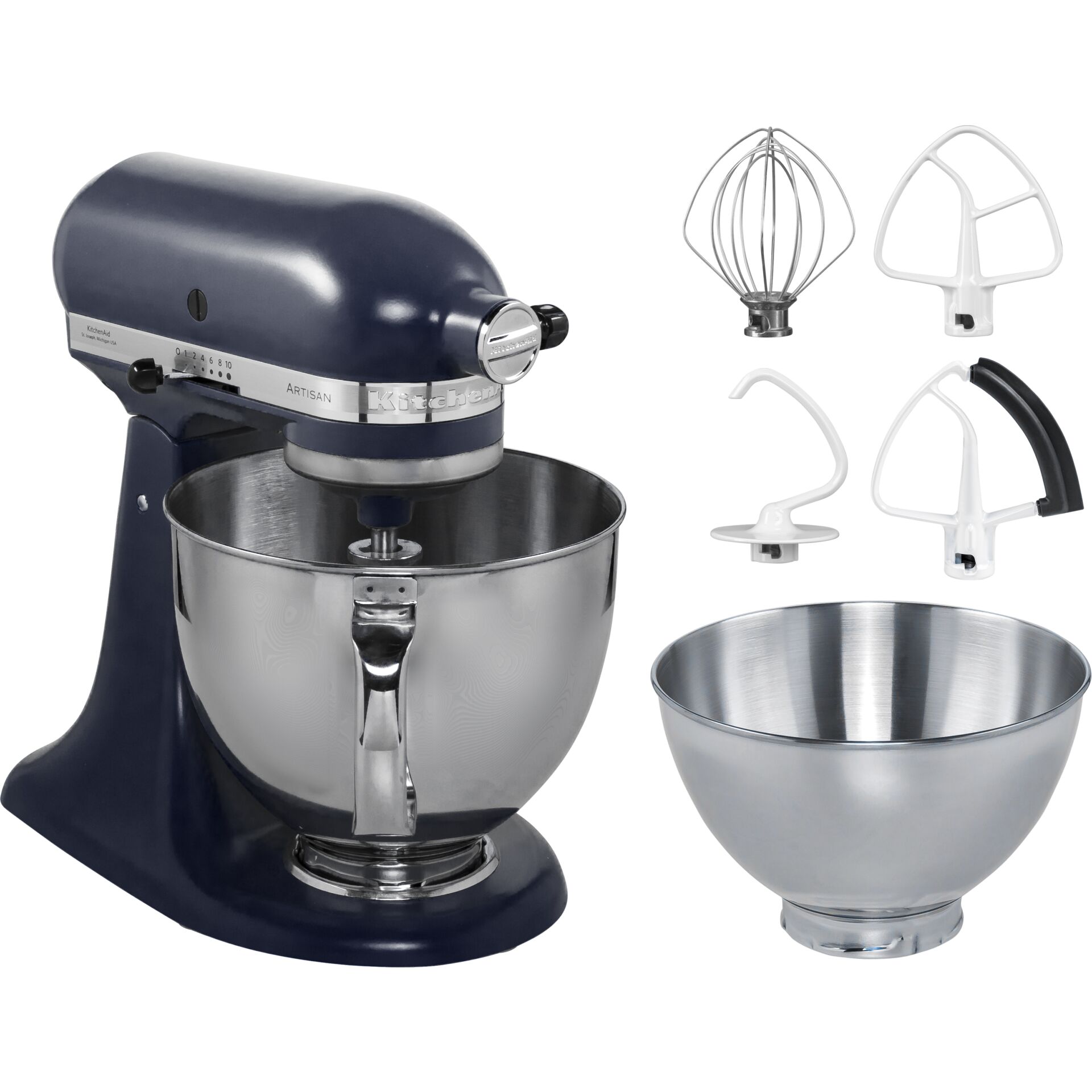 KitchenAid 5KSM175PSEIB Artisan Tintenblau Kuechenmaschinen Kueche