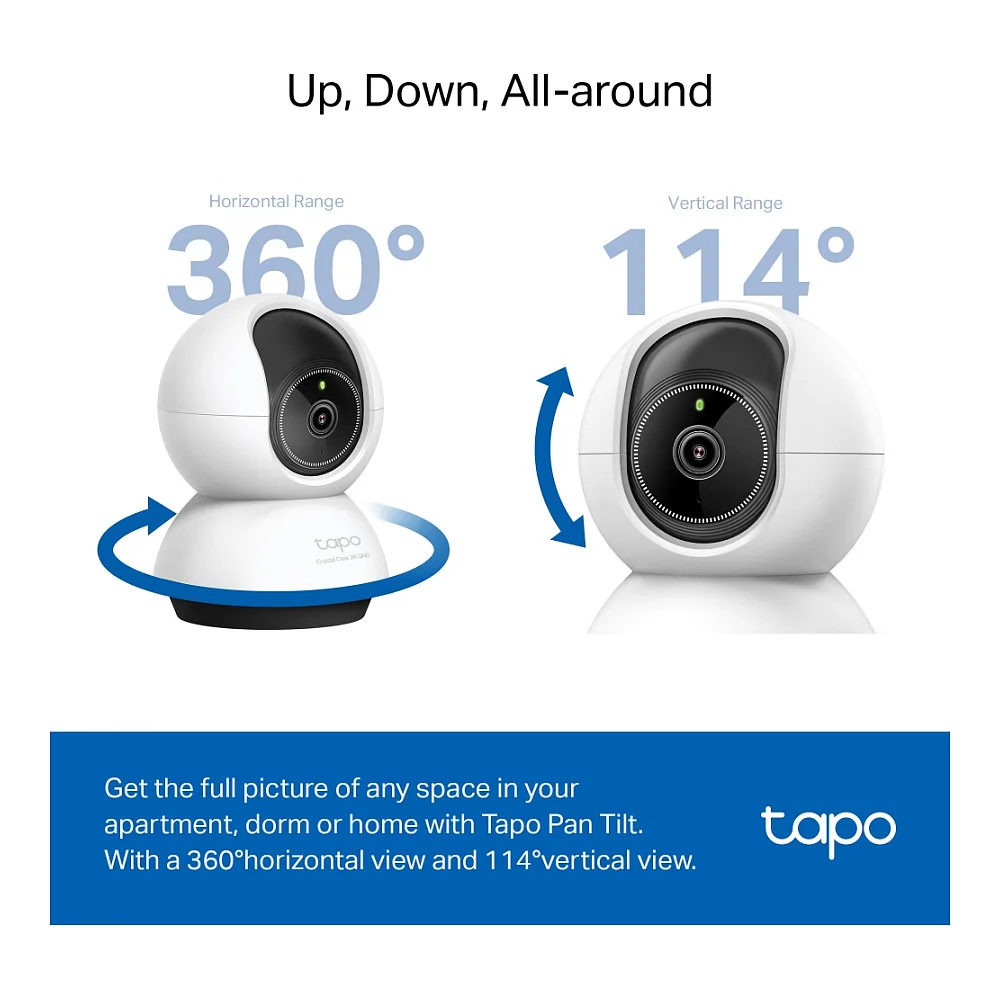 TP Link TC72 Sicherheitskamera Gluehbirne IP Sicherheitskamera Drinnen 2560 x 1440 Pixel Decke   Schreibtisch Ueberwachungskameras