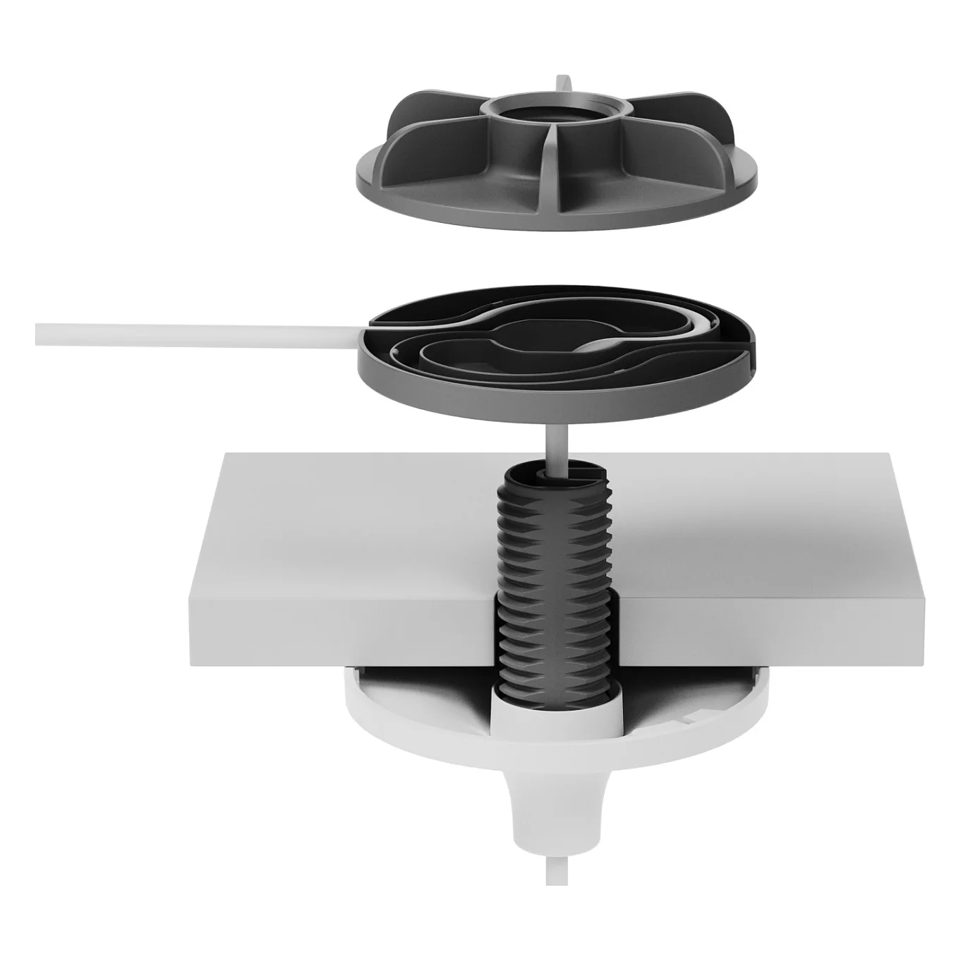 Logitech Deckenhalterung fuer Mikrofon Rally Mic Pods PC-Zubehoer