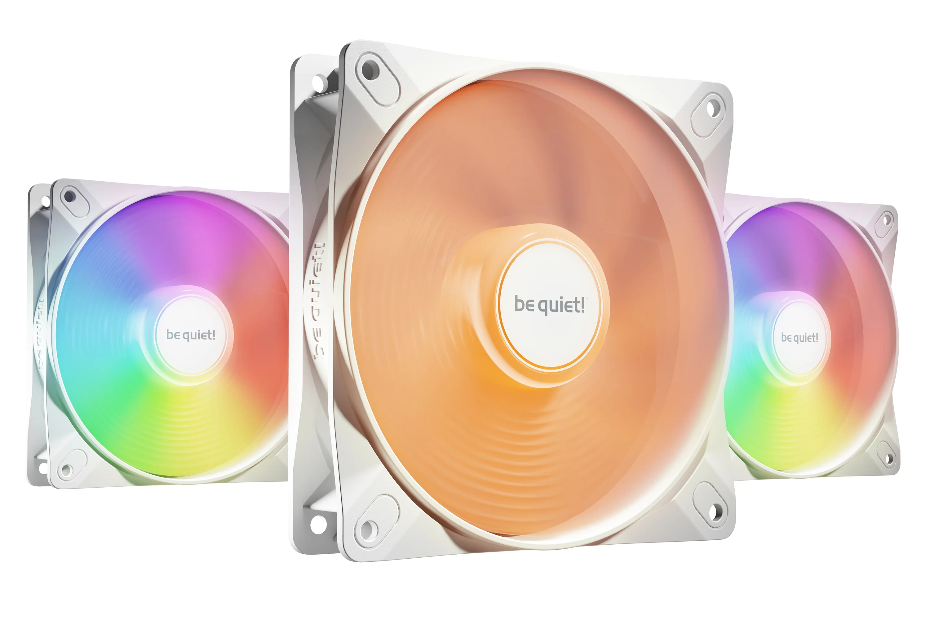 be quiet  LIGHT WINGS LX 120mm PWM High Speed 3 Pack White Computergehaeuse Ventilator 12 cm Weiss 3 Stueck e  PC-Zubehoer