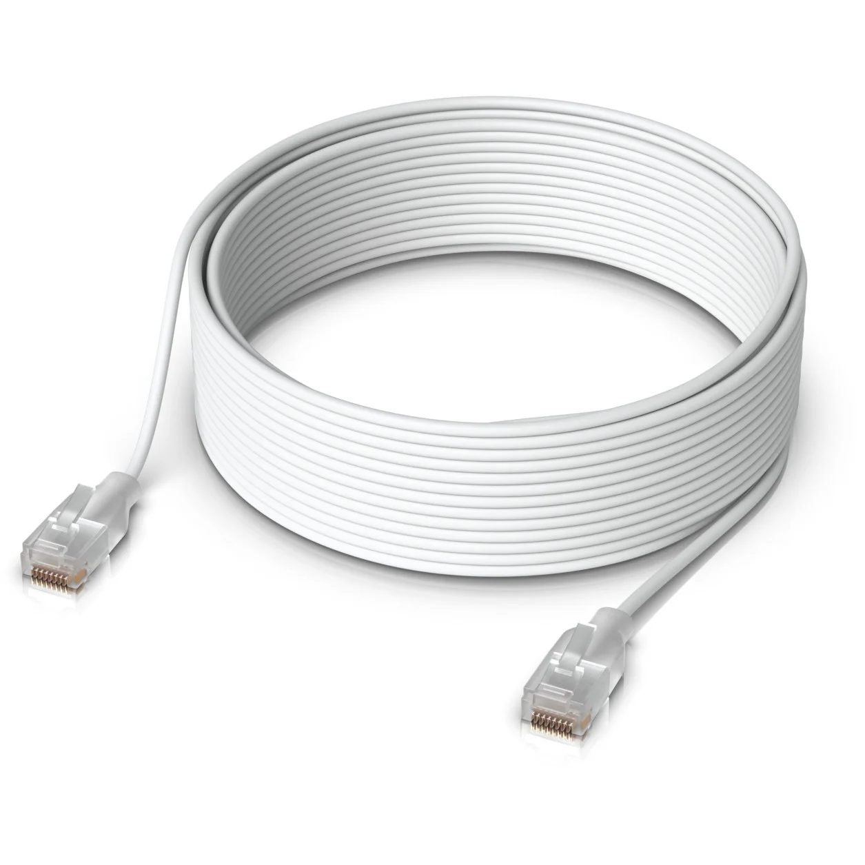 Ubiquiti Patch Kabel 15m CAT6   UniFi Etherlighting   2 5 GbE   15m   UACC CABLE PATCH EL 15M W Netzwerk-Kabel