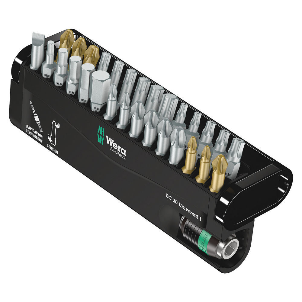 Wera bit check 30 universal 1   schraubenziehersatz Bohrer- & Schrauberzubehoer