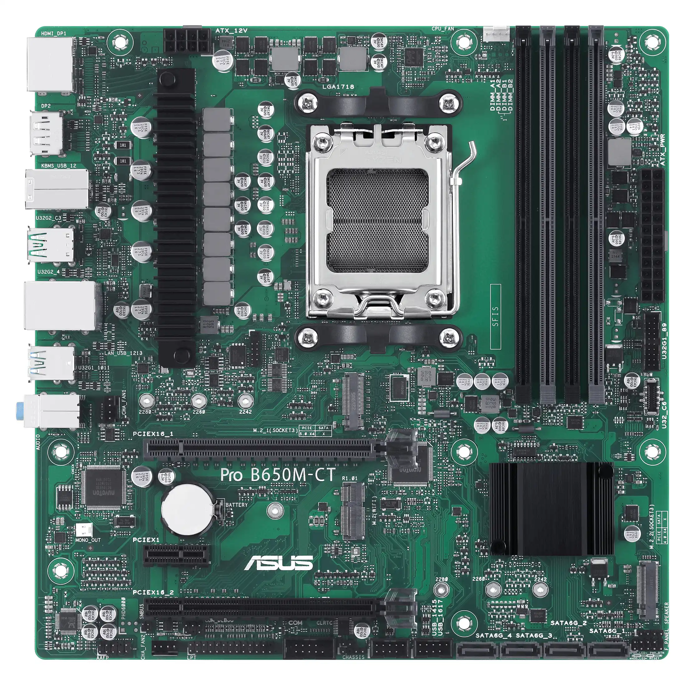 ASUS PRO B650M CT CSM AMD B650 Sockel AM5 micro ATX PC-Komponenten