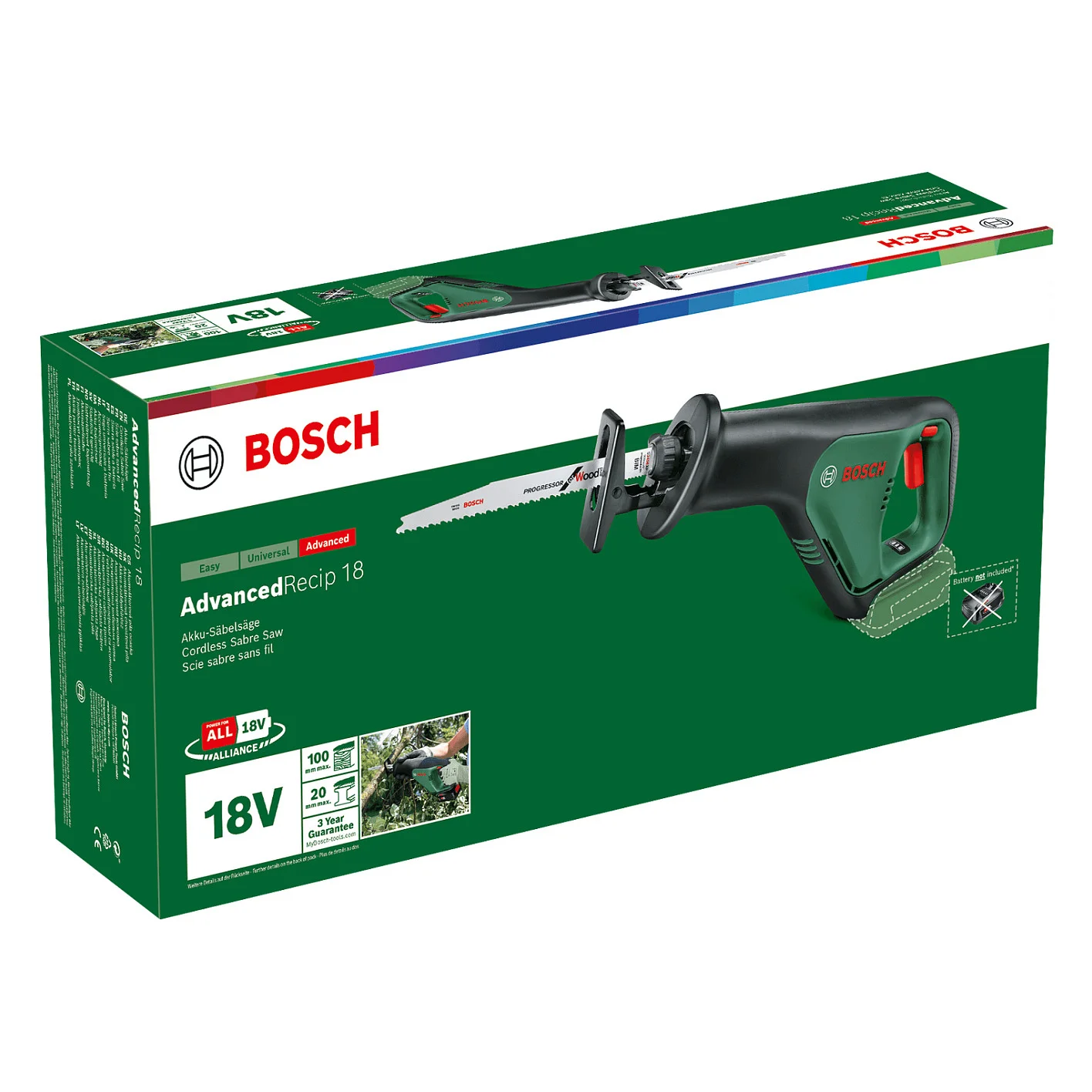 Bosch AdvancedRecip 18 Akku Saebelsaege Saegen