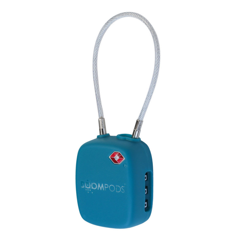 Boompods Boomtag TSA Lock  Blau Handys & Tablets