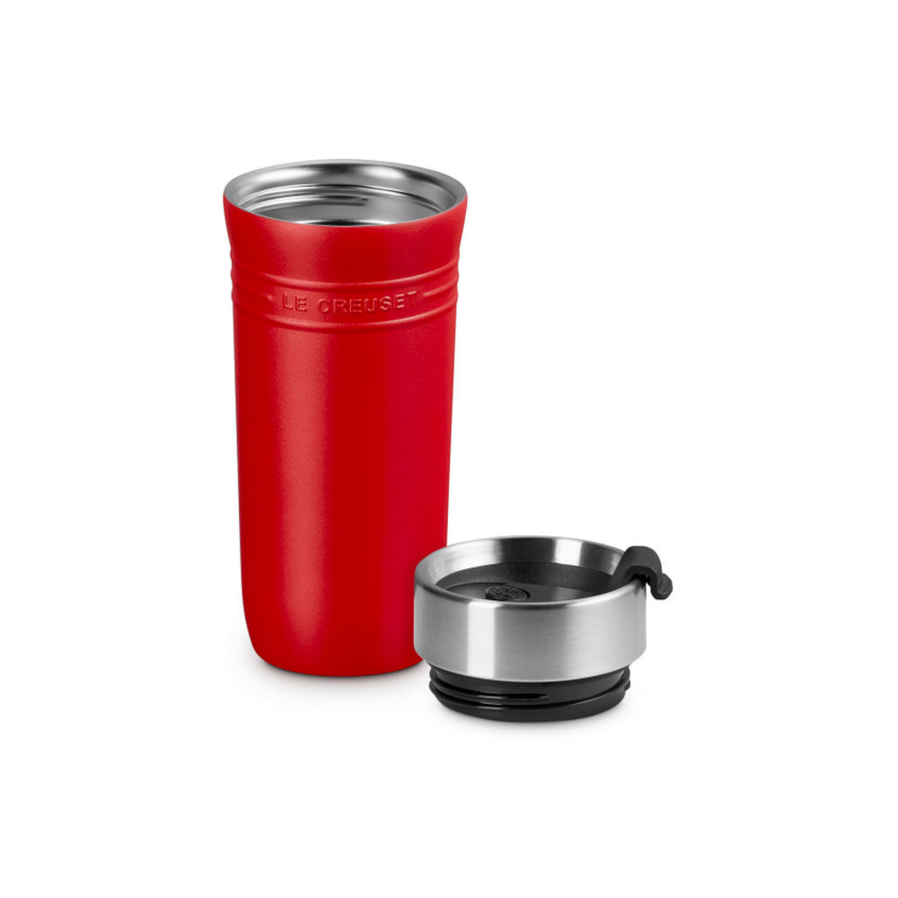 Le Creuset Thermobecher On The Go  350ml  Kirschrot Besteck & Aufbewahrung
