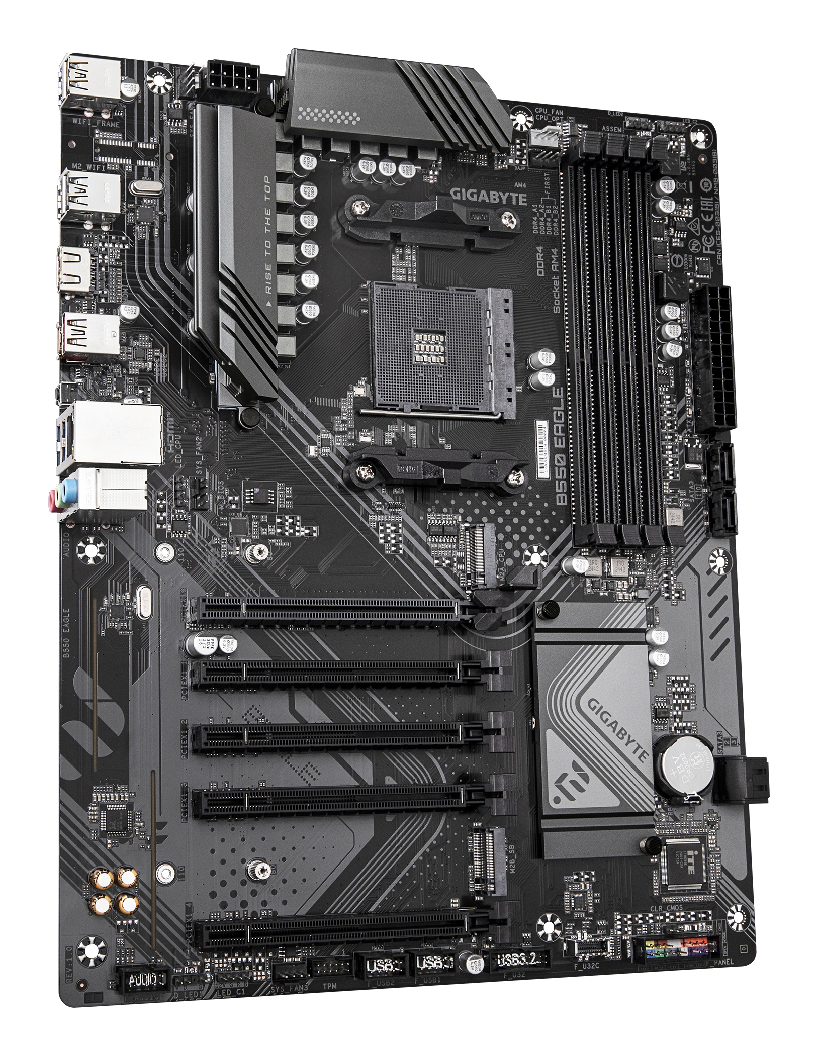 GIGABYTE B550 EAGLE Mainboard   AMD Ryzen 5000 G Serie CPUs  10 3 1 Phasen VRM  bis zu 3200 MHz DDR4  1xPCIe 4 0   1xPCIe 3 0 M 2  1GbE LAN  USB 3 2 Gen 2 PC-Zubehoer