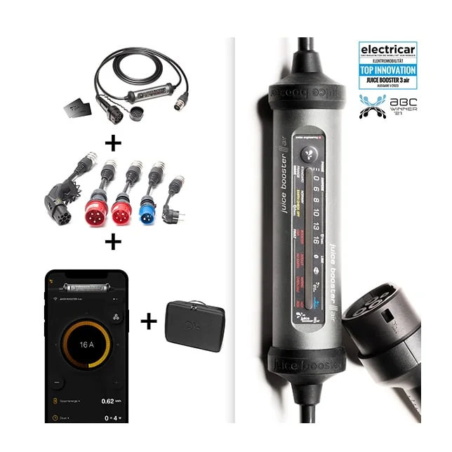 Mobile Ladestation JUICE BOOSTER 3 air Traveller Plus Set EU Juice Booster