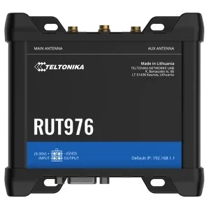 Teltonika RUT976 Redcap 5G Router 5G LTE WLAN VPN Schwarz