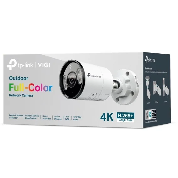 TP Link INSIGHT S385 Patrone  Form  IP Sicherheitskamera Draussen 2880 x 1620 Pixel Wand Ueberwachungskameras