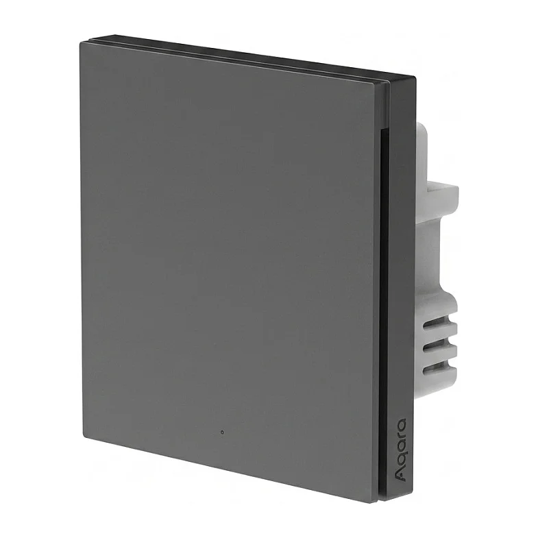 Aqara Smart Wall Switch H1 EU Grau Einfachschalter mit Neutralleiter  Zigbee  Steckdosen