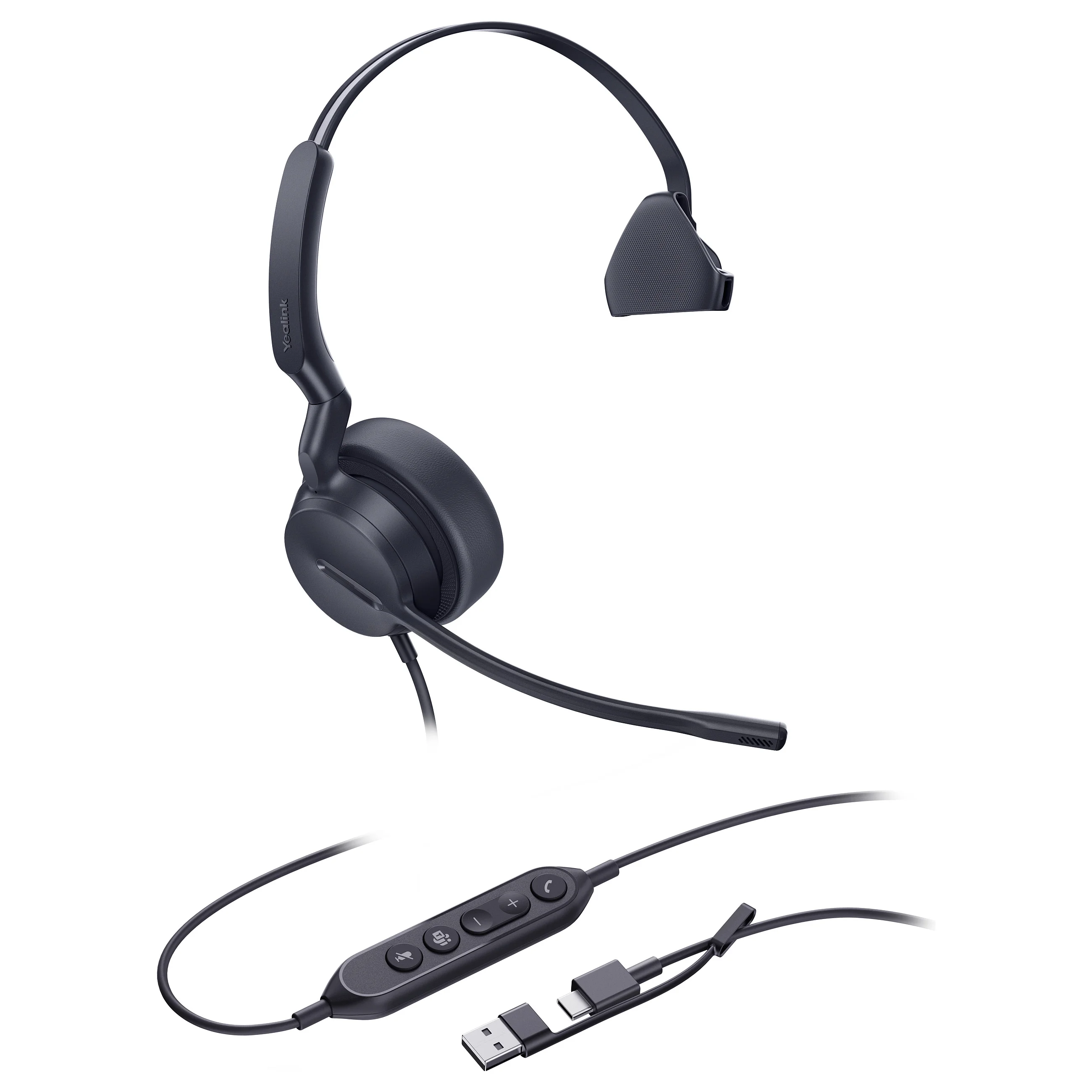 Yealink UH44 Mono Teams USB C A Headset Over-Ear