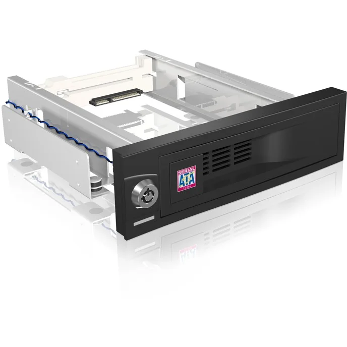 RaidSonic ICY BOX IB 168SK B Wechselrahmen fuer 1x HDD Speichermedien