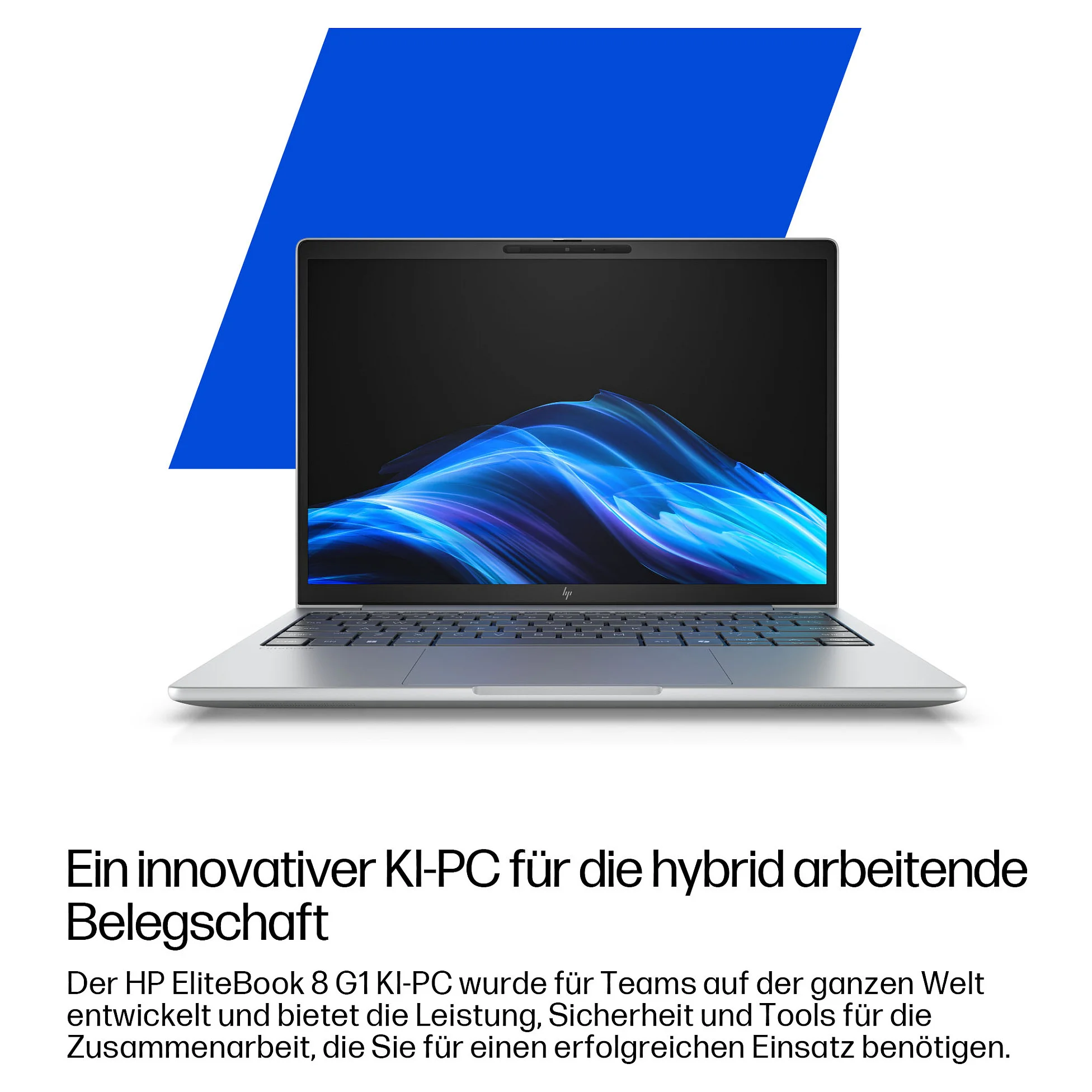 HP EliteBook 8 G1i AI PC Intel Core Ultra 7 255U Laptop 40 6 cm  16   WUXGA 32 GB DDR5 SDRAM 1 TB SSD Wi Fi 7  802 11be  Windows 11 Pro Silber Notebooks & E-Book Reader