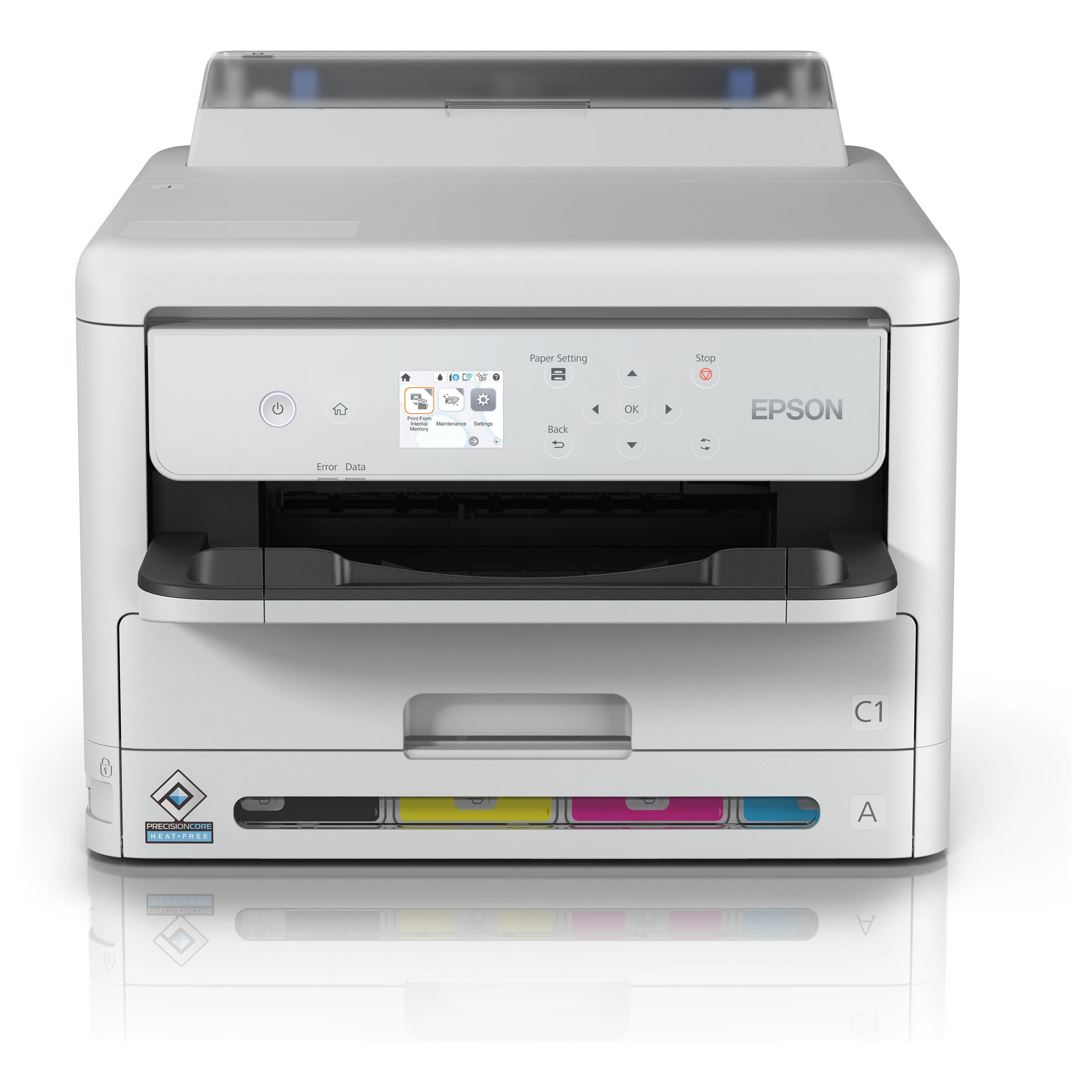 Epson T WorkForce Pro WF C5390DW Tintenstrahldrucker A4 LAN WLAN WiFi Direct Duplex Drucker & Scanner