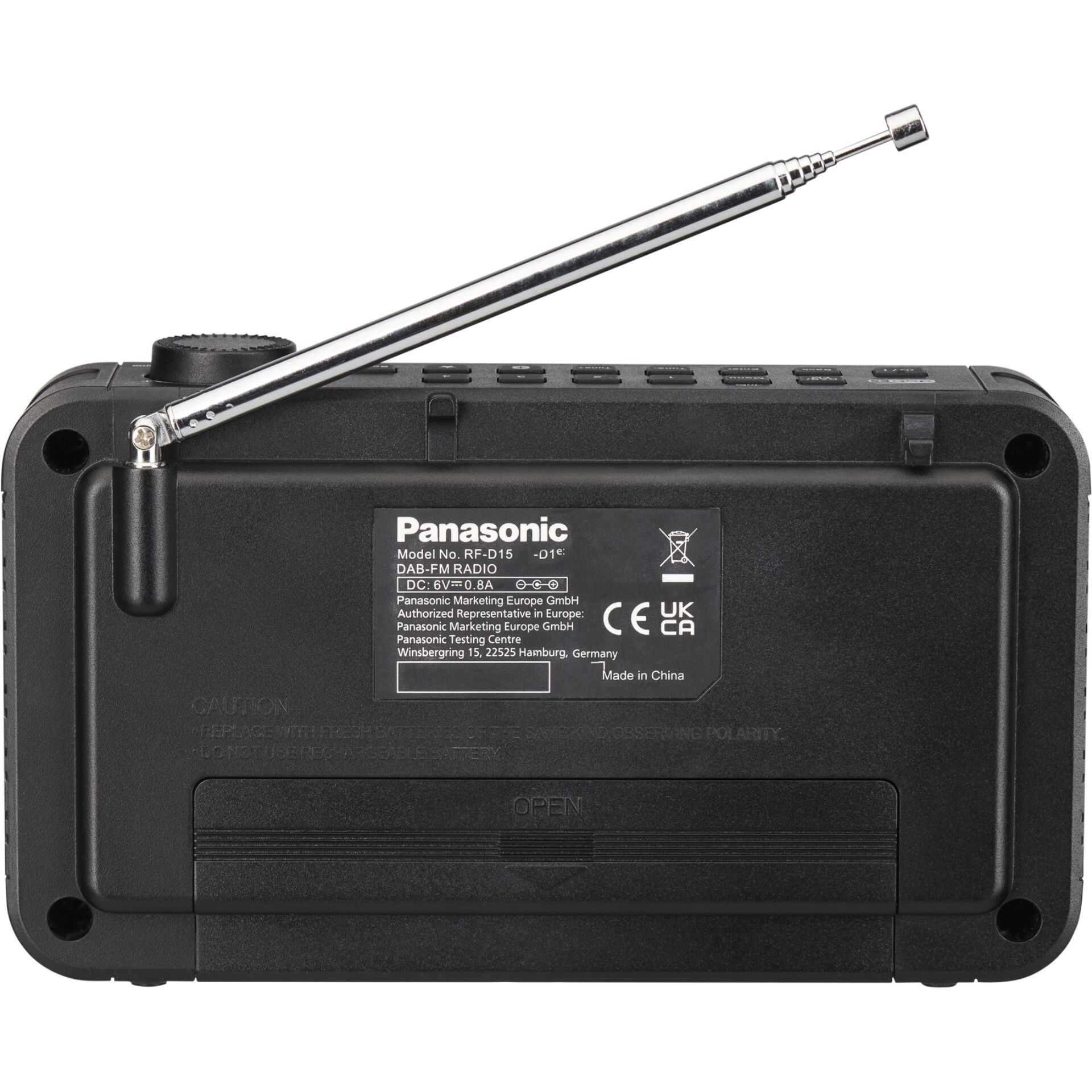 Panasonic RF D15EG K schwarz Video & Audio
