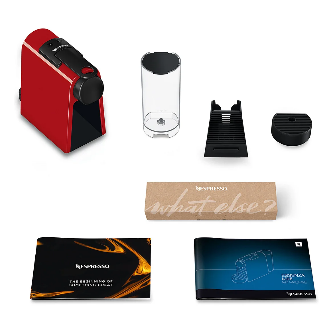 DeLonghi Nespresso Nespresso Essenza Mini EN 85 R by Delonghi  rot Kapselmaschinen