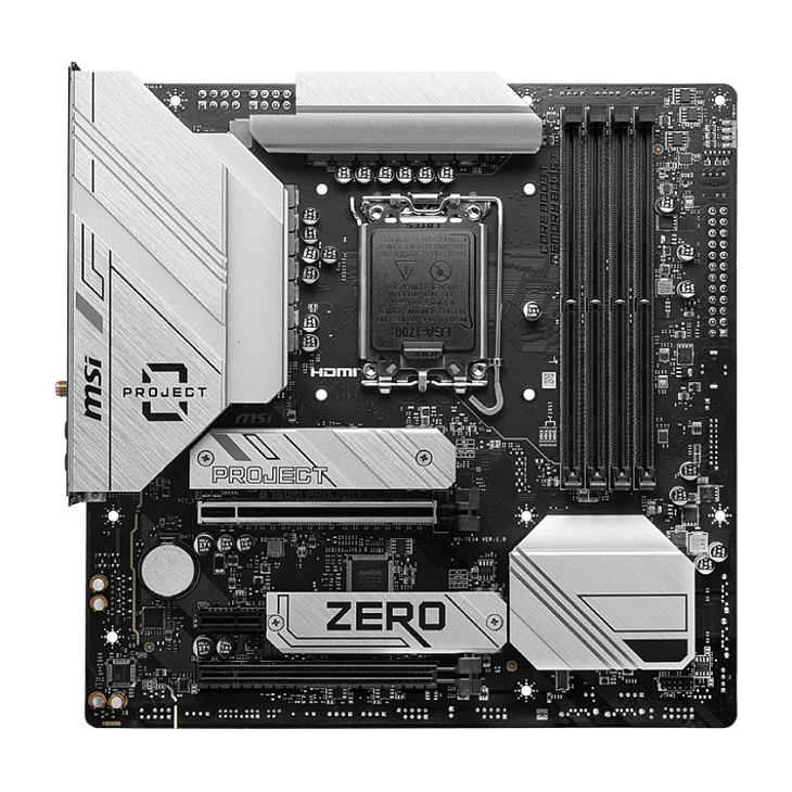 MSI B760M Ptoject Zero Intel B760 LGA 1700 micro ATX PC-Zubehoer