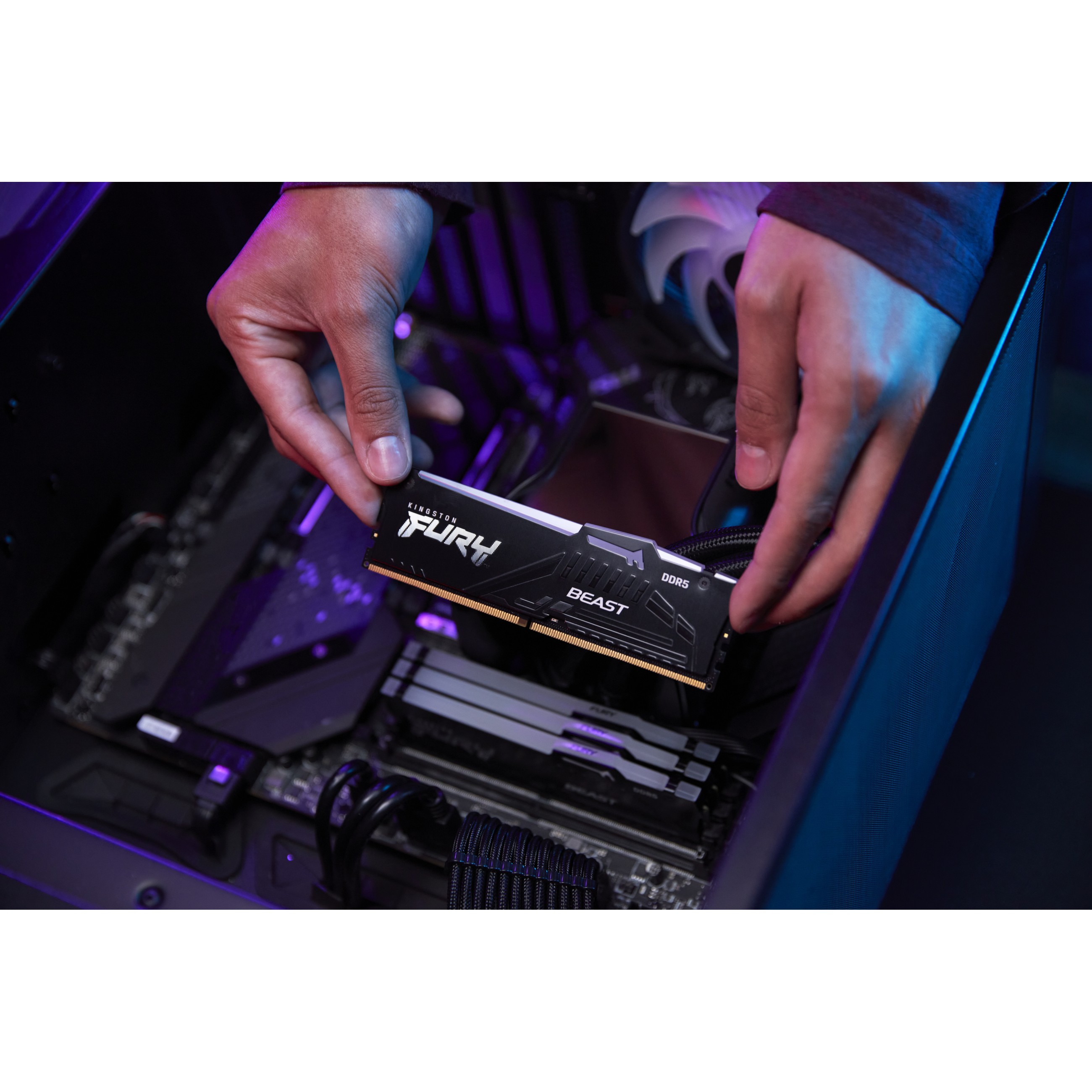 Kingston 32gb 6000mt s ddr5 cl30 dimm fury beast rgb expo Speichermedien