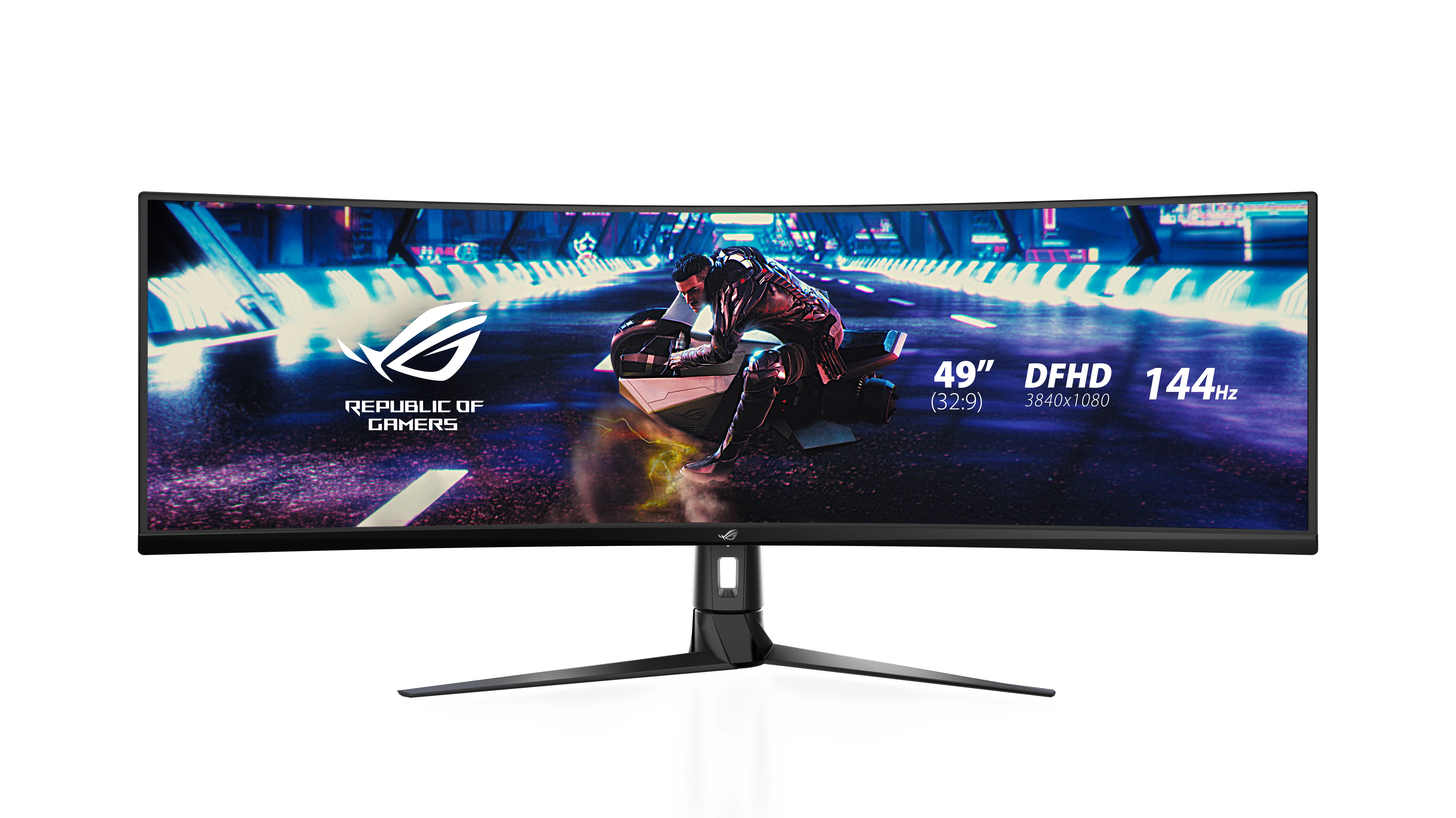 ASUS ROG Strix XG49VQ Computerbildschirm 124 5 cm  49   3840 x 1080 Pixel UltraWide Full HD LED Schwarz Monitore