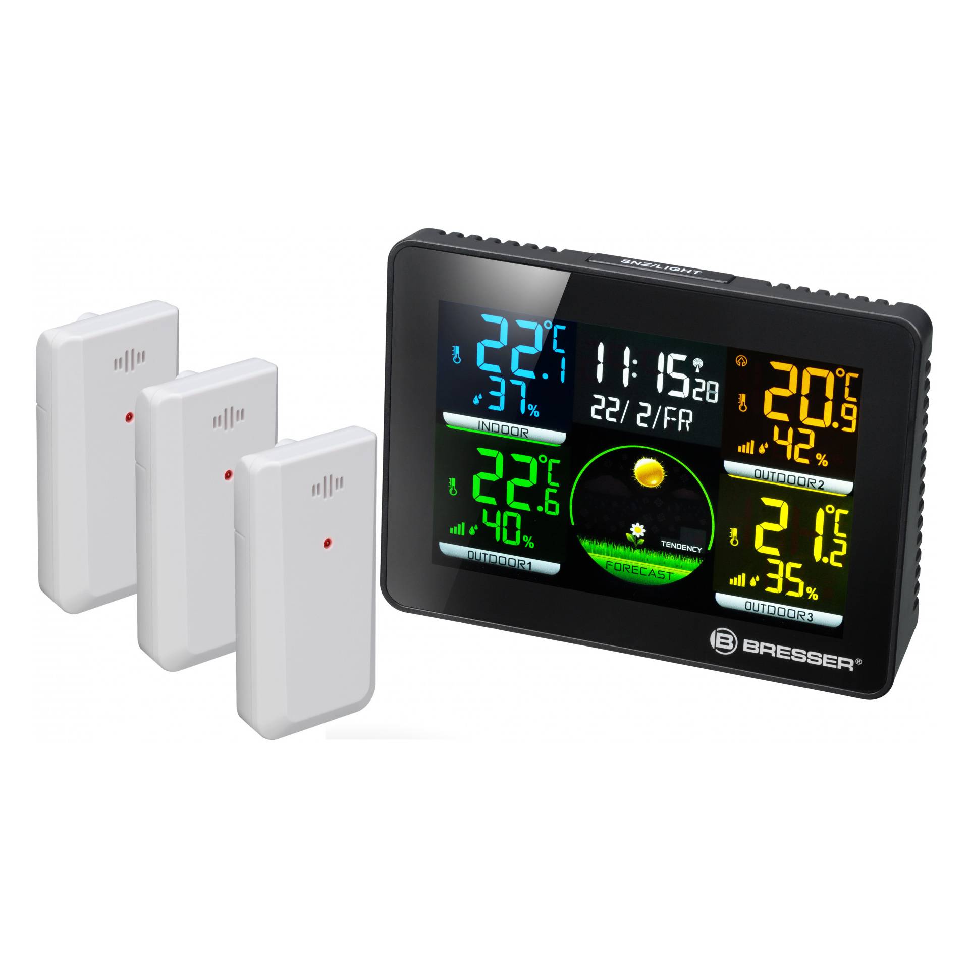 Bresser Thermo  Hygrometer Quadro NLX Wetterstationen