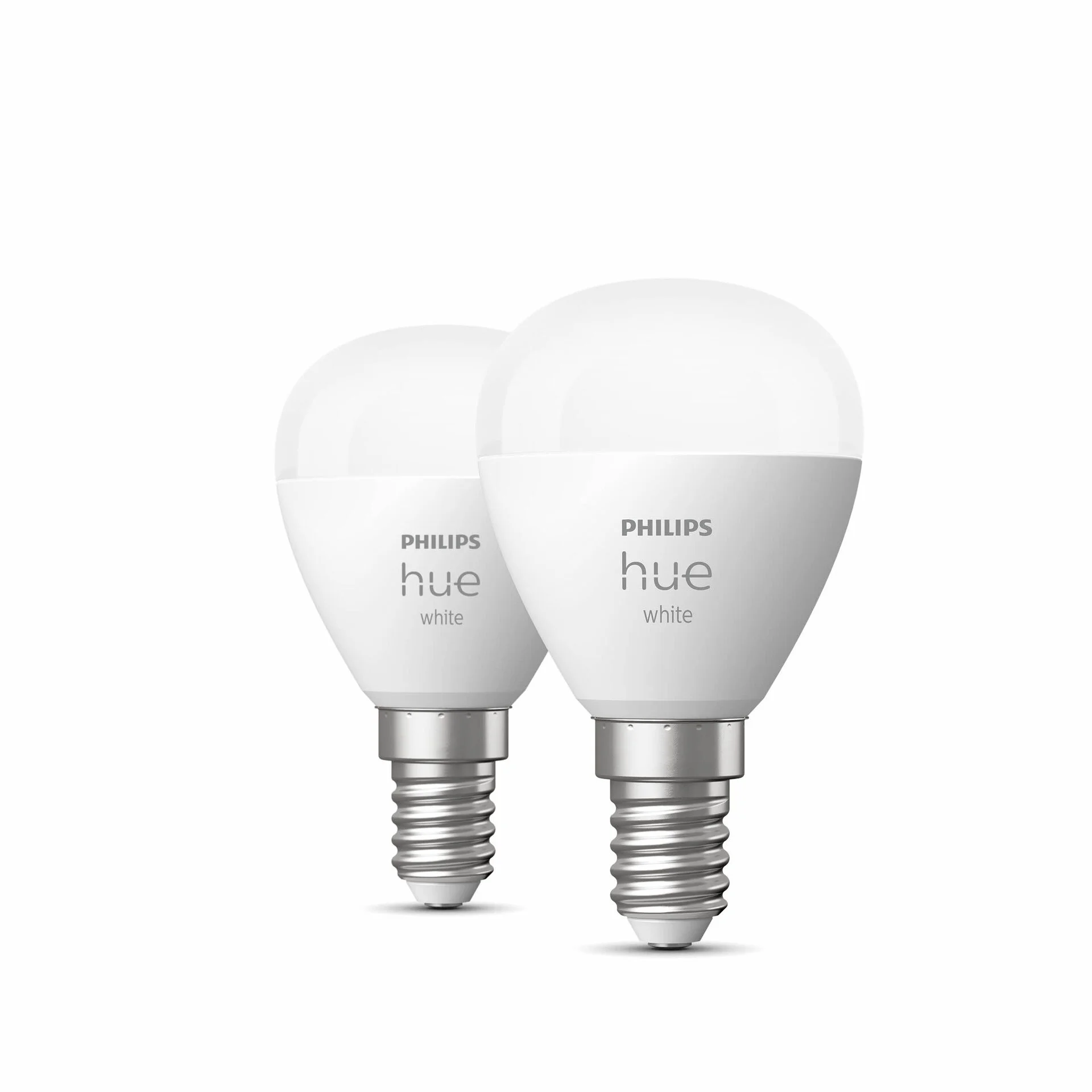 Philips Hue White E14   Smarte Lampe Tropfenform Doppelpack   470 Leuchtmittel & Lampen