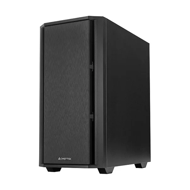 Chieftec AZ 01B OP Mini Tower Computer Gehaeuse Schwarz   Kompakt   Modern PC-Komponenten