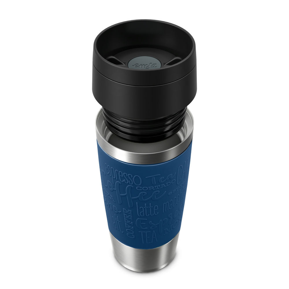 Emsa Isolierbecher Travel Mug  0 36 Liter  dunkelblau Zubehoer Kaffeemaschinen