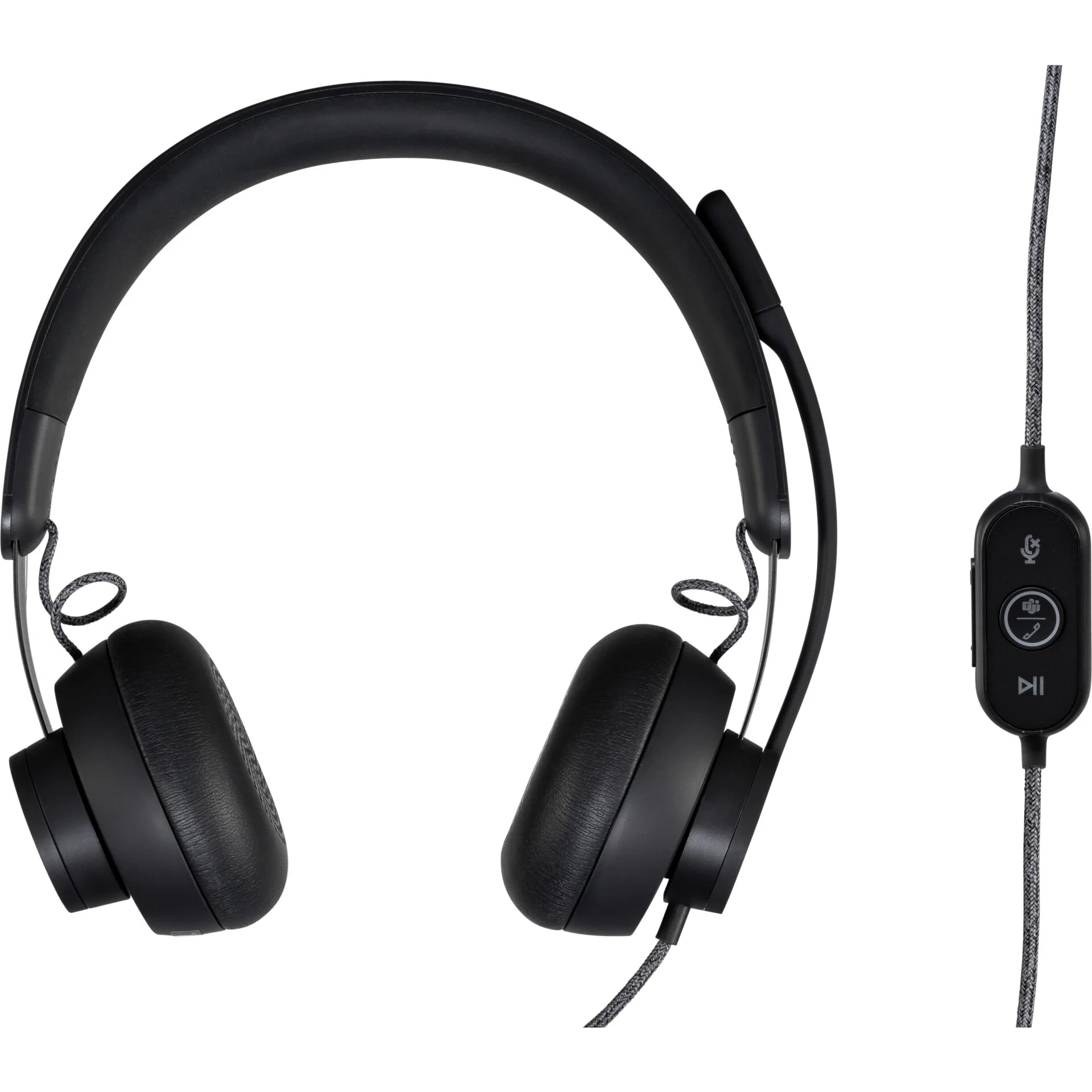 Logitech Headset Zone Wired MSFT Teams on Ear kanbelgebunden USB C Gray Over-Ear