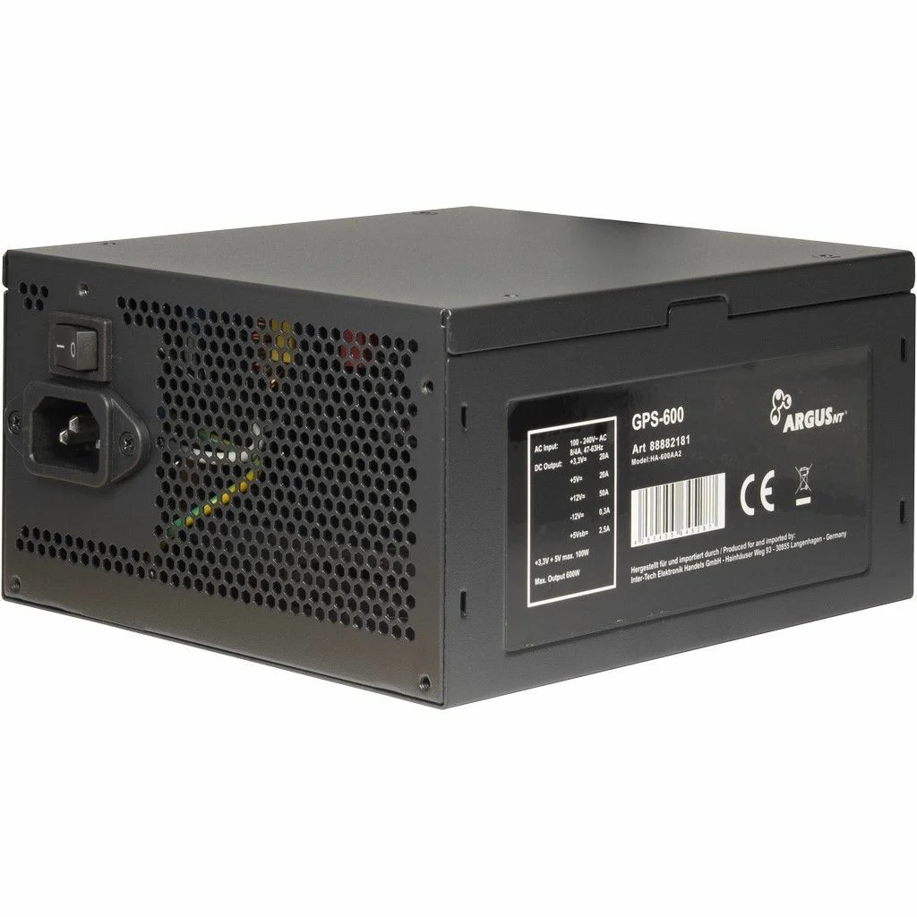 Inter Tech 600W Argus GPS 600 80  Gold Netzwerk