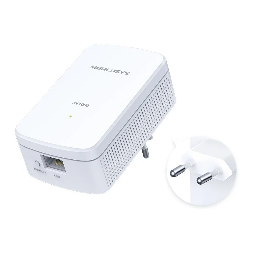 TP Link Mercusys MP500 KIT AV1000 Gigabit Powerline Starter Kit