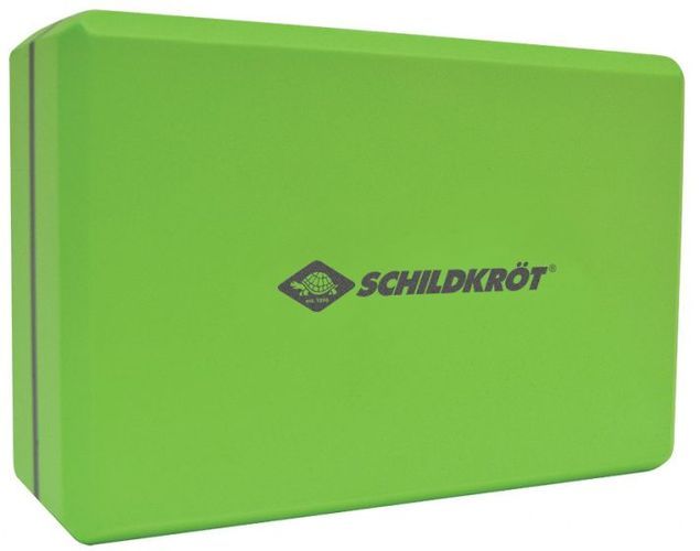 Schildkroet Yoga Block  grau gruen Sport & Freizeit