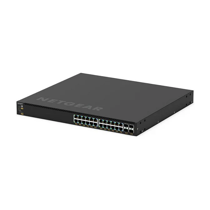 NETGEAR GSM4328 Managed L3 Gigabit Ethernet  10 100 1000  Power over Ethernet  PoE  1U Schwarz Switches