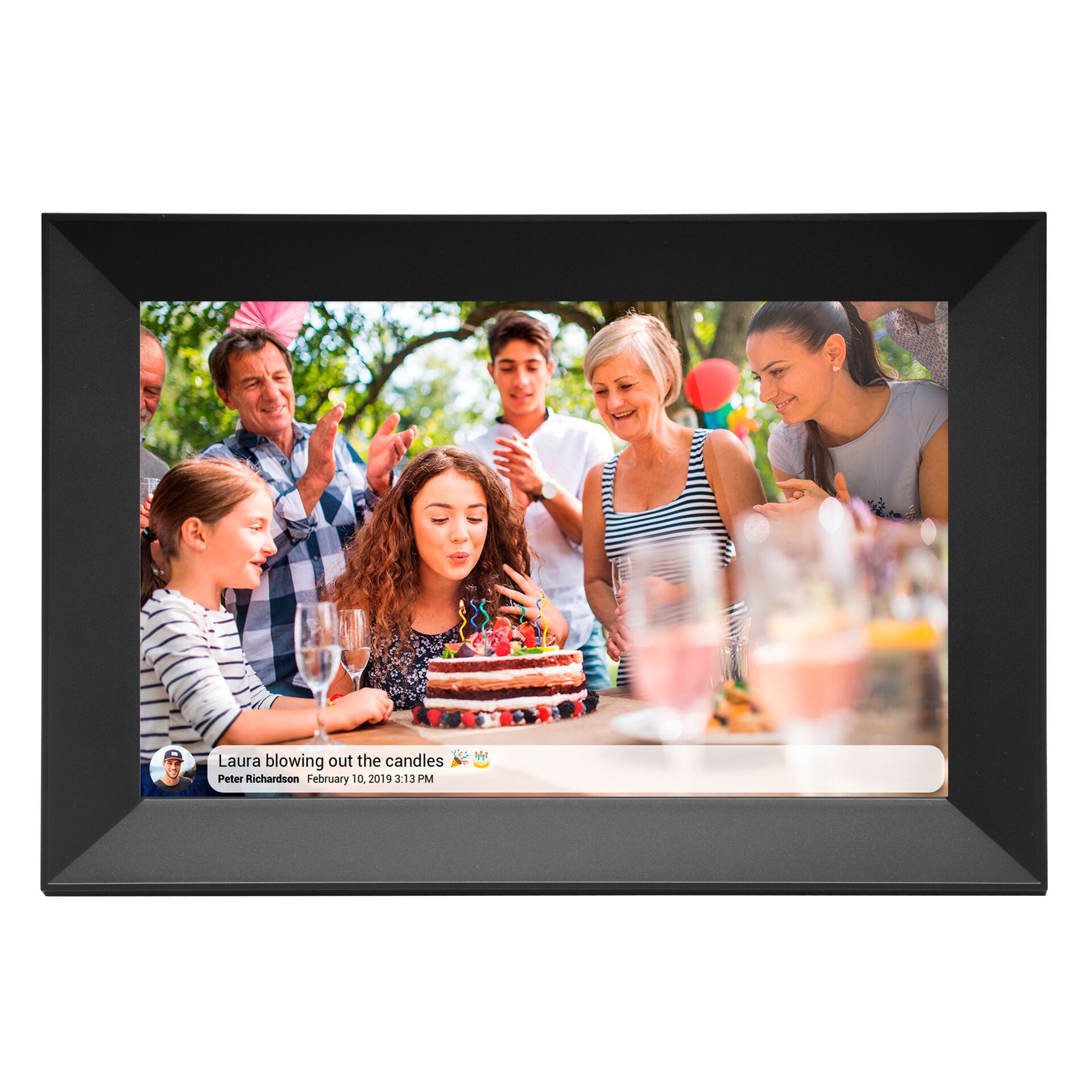 Denver Frameo PFF 1063 MKII schwarz 25 4cm  10 1   16GB Video & Audio
