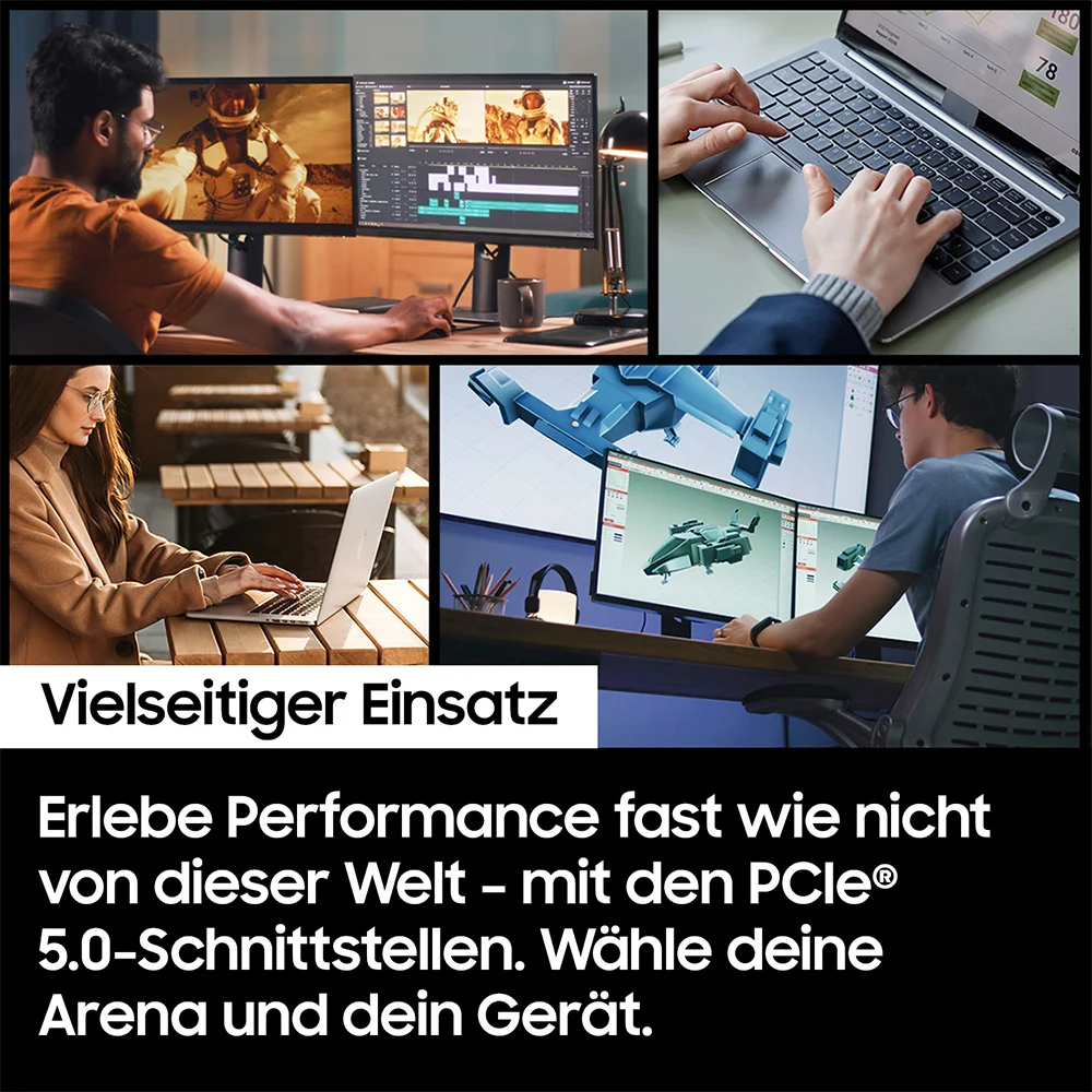 Samsung 9100 PRO PCIe  5 0 NVMe  M 2 SSD   4 TB Speichermedien