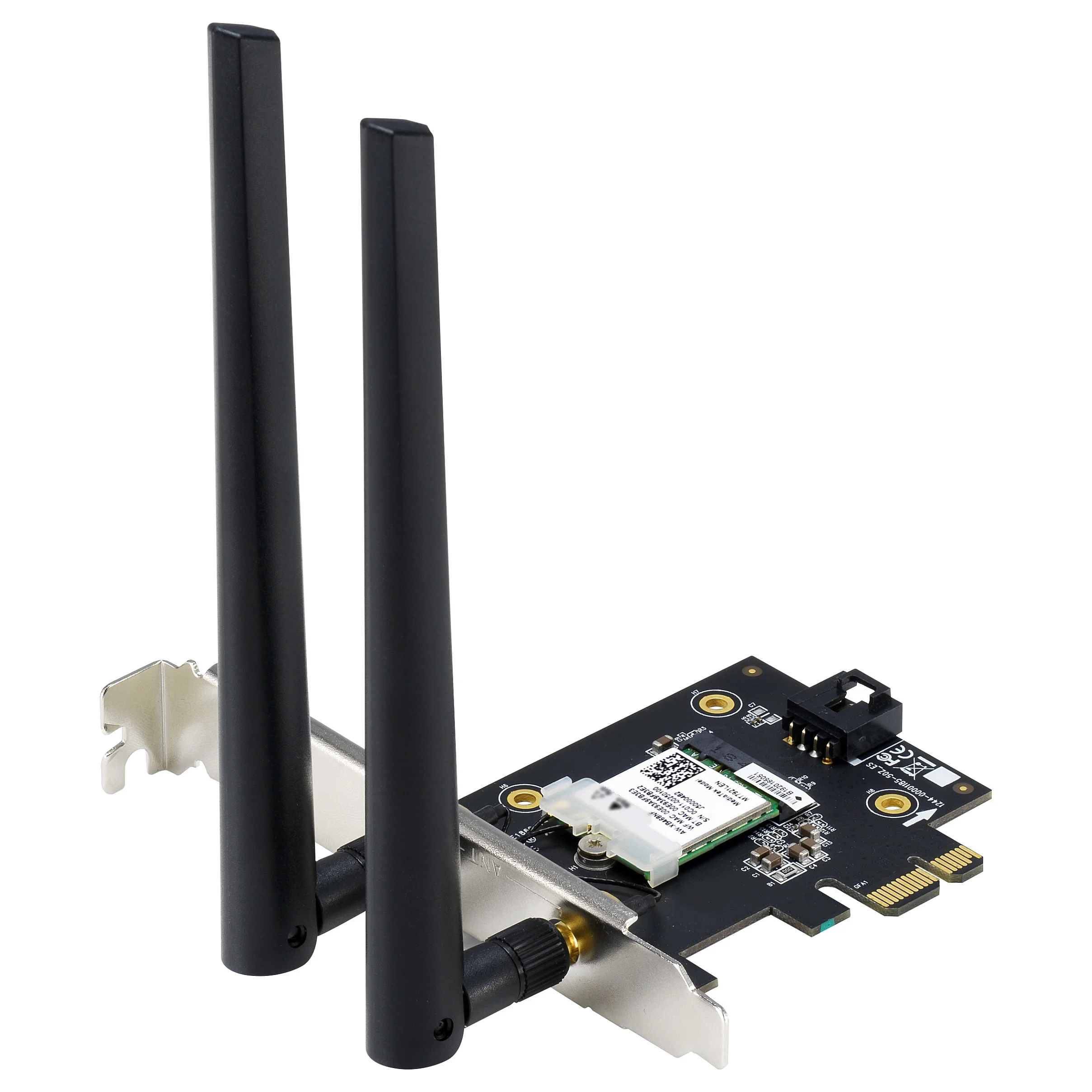 ASUS PCE AX1800 WLAN Bluetooth 5 2 PCIe Karte 1775 Mbit s   WLAN 6   Bluetooth 5 2   PCIe Netzwerk