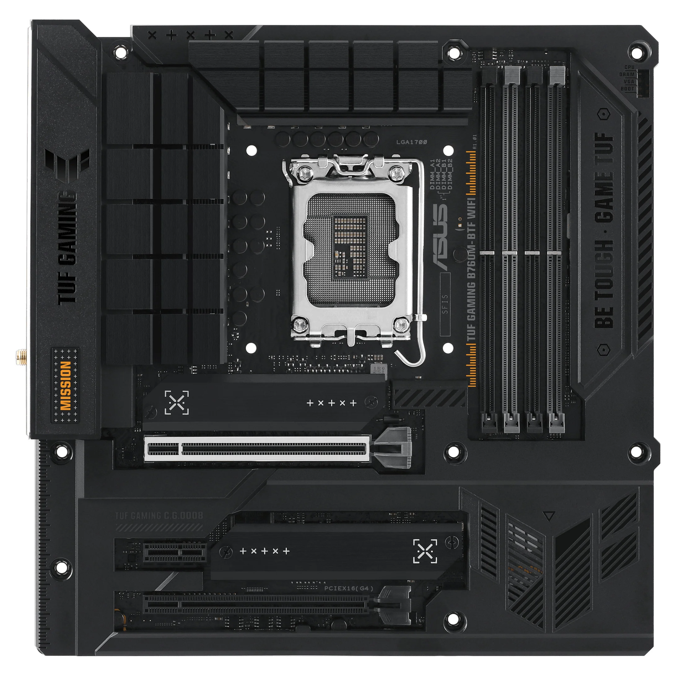 ASUS TUF GAMING B760M BTF WIFI Intel B760 LGA 1700 micro ATX PC-Zubehoer